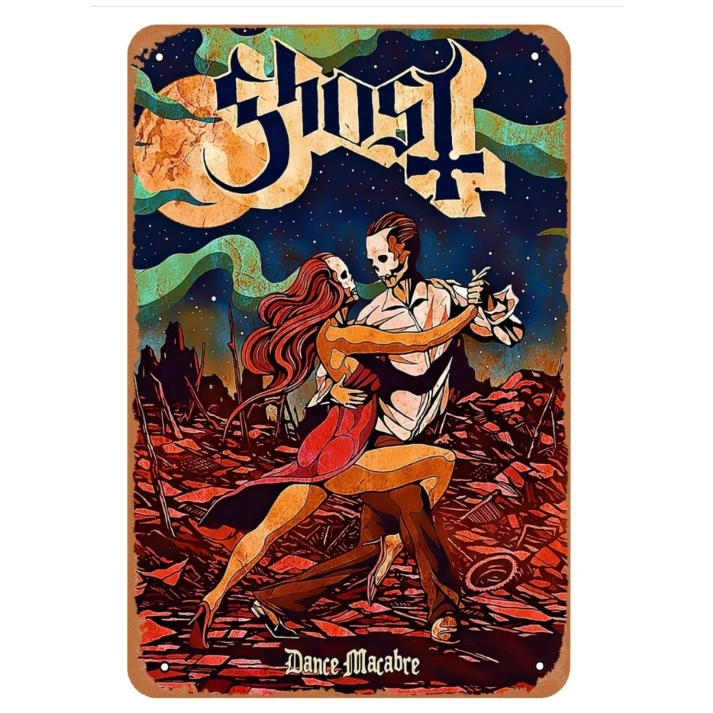 Ghost Dance Macabre Poster Tin